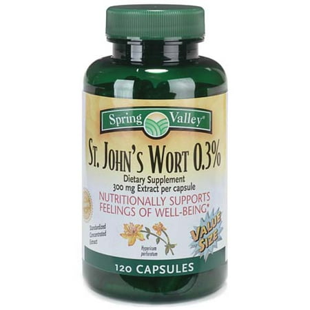 Spring Valley St. John's Wort Extract .3% 120-Count