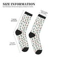 thumbnail image 3 of Vsdgher Boba Milk Tea Unisex Crew Socks Lightweight Breathable Ventilation Ankle Socks, Mid-calf socks for Daily, 3 of 7