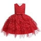 thumbnail image 1 of Niños tul tutú fiesta de cumpleaños vestido de princesa para niñas bebés encaje Floral niños ropa boda graduación elegante disfraz 4T (etiqueta 110) Gao Jinjia LED, 1 of 2