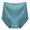 Blue, variant on Litie Women Solid Color Twisted Seamless Panties High Waisted Soft Anti-septic Underpants