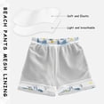 thumbnail image 5 of Cute Cartoon Sharks Diving Swim Trunks Board Shorts Beach Pants Bathing Bottoms 4T, 5 of 8