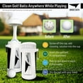 thumbnail image 2 of Birdie Golf: Birdie Bath - Golf Ball Washer, Personal Portable Water Cleaner, 7.65" x 3.75", Durable Bristles, Attachable Clip, Sports Accessory, 2 of 9