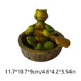 thumbnail image 2 of Resin Frog Floating Ornaments Pool Simulation Animal Decoration Realistic Water Simulated Animals Decorate Pond Frogs, 2 of 9