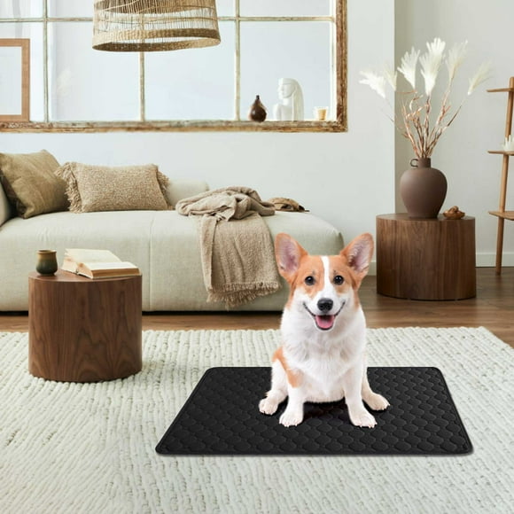 COMTOA Washable Pee Pads for Dogs, Superior Reusable Puppy Pads Pet Training Pads –100% Waterproof Dog Pee Pad for Dogs, Cats, Bunny & Senior, Dog Mats for Floor Protector