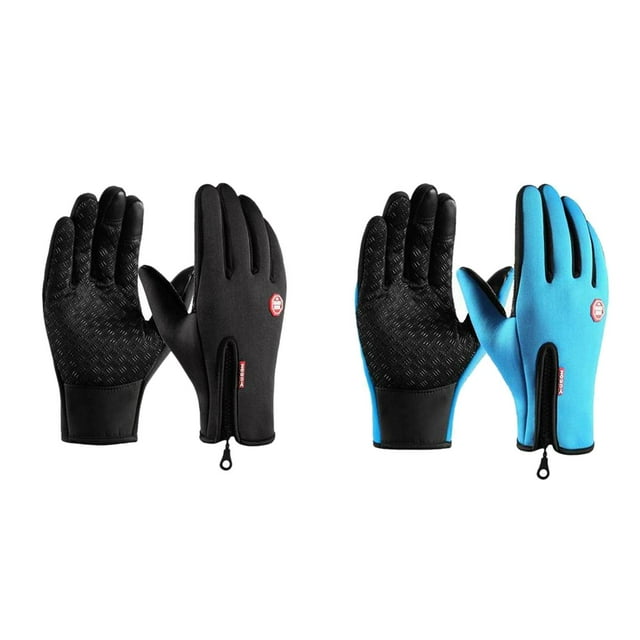 TISHITA 2pcs Winter Gloves Windproof Insulated for Motorcycle B