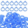 thumbnail image 1 of Unique Bargains Anti-Lost Silicone Rubber Holder, 60 Pcs Multipurpose Lanyard, Blue, 1 of 7