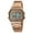 1123 Rose Gold, variant on Classic Women's Digital Multifunction Sports Watch Stainless Steel Band Square Waterproof Electronic Led Watch