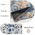 thumbnail image 6 of Round Rugs 8Ft, Blue Coastal Starfish Round Area Rug Washable Indoor Throw Carpet, Beach Nautical Shell Eucalyptus Rustic Large Non Slip Circle Rug for Kids Room RV Home Decor Aesthetic, 6 of 8