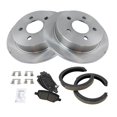 thumbnail image 2 of TRQ Rear Ceramic Brake Pad & Rotor Kit Fits 2005 Pontiac Montana BKA28523, 2 of 6