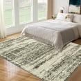 thumbnail image 3 of FairOnly 9'x12'Vintage Distressed Floral Printed Area Rug for Living Room Non Slip Soft Indoor Floor Rugs Ultra Thin Big Carpet for Family Room，Brown, 3 of 7