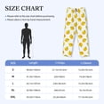 thumbnail image 2 of Mens Pajama Pants - Soft Sleep & Lounge Pants for Men, yellow Bell Pepper Print Cuteness Casual PJ Bottoms Pants with Pockets, 2 of 5
