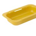 thumbnail image 2 of Cesta retráctil para fregadero, cesta de drenaje de PP duradera y gruesa, Rectangular, multifuncional, para verduras y frutas, color amarillo, 2 of 5