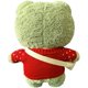 thumbnail image 2 of Almohada de peluche de rana verde de pie de 11,8 pulgadas, muñecos de animales de peluche, juguetes de peluche cortos con suéter y mochila para niños, 2 of 5