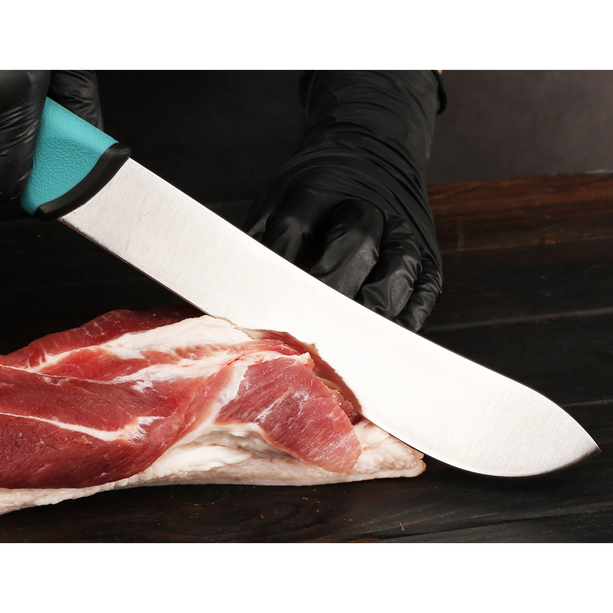 YOUSUNLONG Bull Nose Butcher & Breaking Knife, 8-Inch High-Carbon Molybdenum Steel Meat Processing Knife