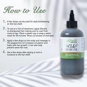 Roselle Naturals Chebe Hair Oil with Chebe Powder, 8oz