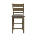 thumbnail image 3 of Liberty Furniture Brook Bay Slat Back Uph Counter Chair (RTA) - Set of 2 - Brown, 3 of 10