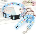 thumbnail image 6 of Pet Artist Fashion Floral Adjustable Nylon Dog Collar and Leash Set for Small Medium Dogs Chihuahua Yorkie, 6 of 6