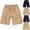 Khaki, variant on DJDLJWCJ Boys Athletic Shorts Elastic Waist Straight Leg Loose Fit Cargo Shorts for Outdoor Hiking Summer Shorts, Khaki 3 T