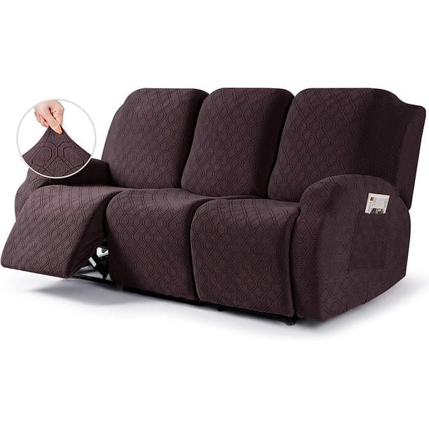 ZXNYH Recliner Sofa Covers, 3Pieces Stretch Reclining Couch Covers