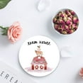 thumbnail image 4 of POGLIP Red Farmhouse Cattle Set of 6 Round Coaster for Drinks, Absorbent Ceramic Stone Coasters Cup Mat with Cork Base for Home Kitchen Room Coffee Table Bar Decor, 4 of 5