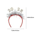 thumbnail image 3 of Skegnu 2025 Christmas Hair Bands New Year Party Decoration Colorful Headdresses For New Year's Eve Events Headbands Christmas Gifts, 3 of 6
