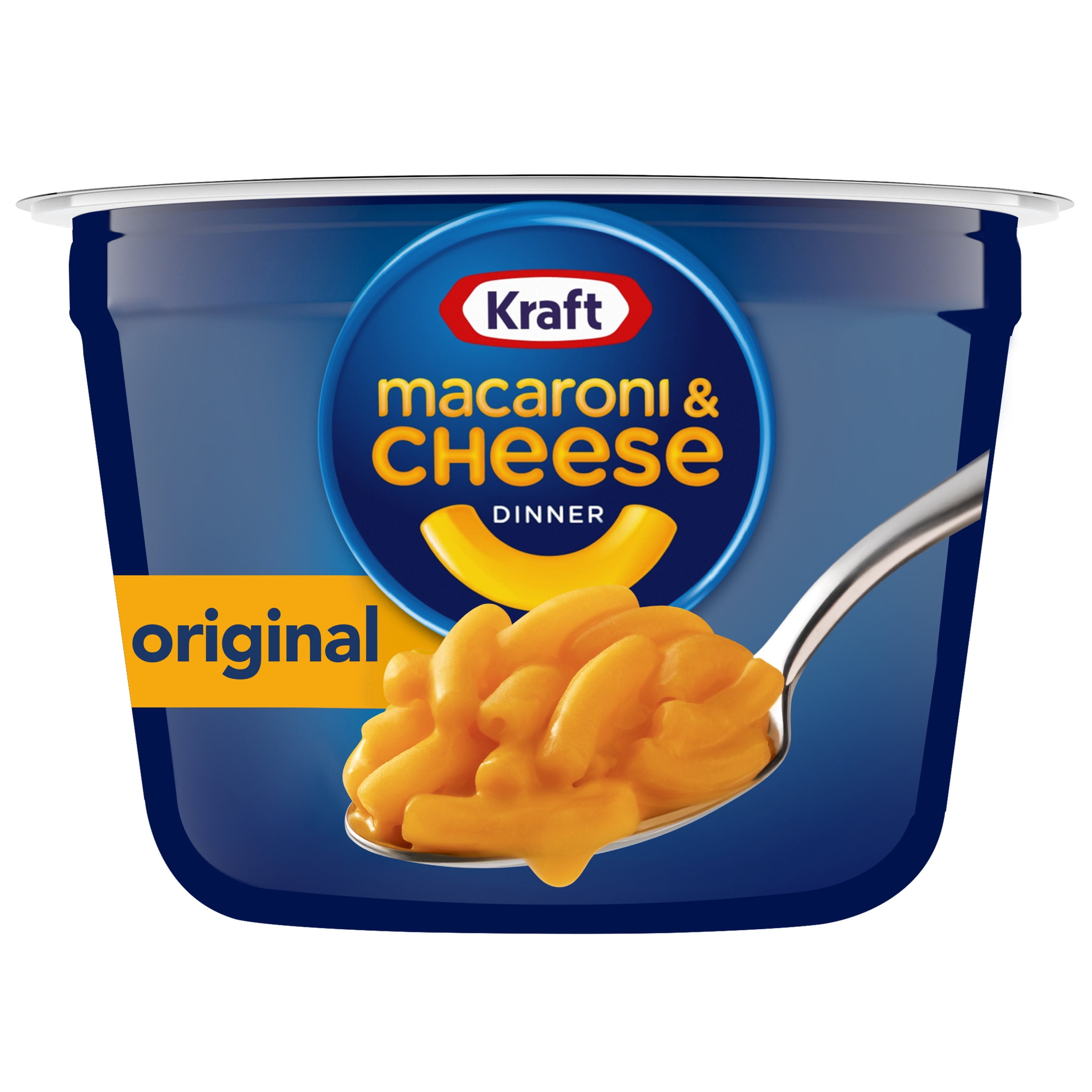 Kraft Original Macaroni & Cheese Easy Microwavable Dinner, 2.05 oz Cup ...