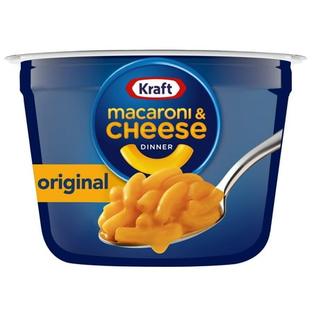 Kraft Original Mac N Cheese Macaroni and Cheese Cups Easy Microwavable Dinner, 2.05 oz Cup