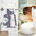 thumbnail image 6 of Coolnut White Llama Patterned Hand Towels 2 PCS, Cotton Bath Towel for Drying Face Hands Body Decorative Water Absorbent Lightweight Towels for Bathroom Ktichen Travel Gym, 16"x28", 6 of 6