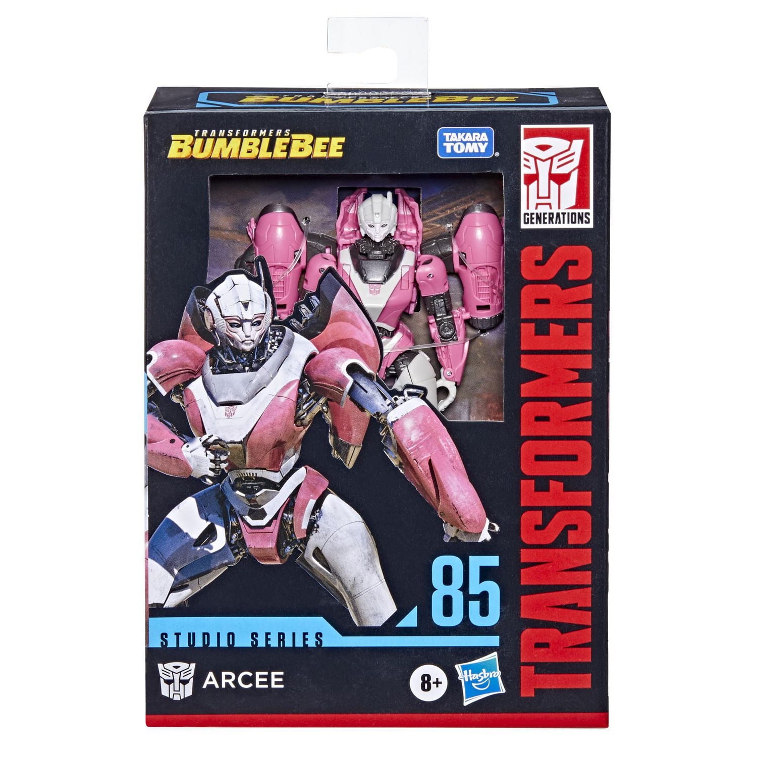 Transformers Toys Studio Series 85 Deluxe Class Transformers: Bumblebee Arcee Action Figure - Ages 8 and Up, 4.5-inch