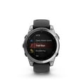 thumbnail image 4 of Garmin fenix E – 47 mm, AMOLED, Premium Multisport GPS Smartwatch, Long-Lasting Battery Life, Stainless Steel with Black Band, 4 of 9