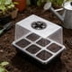 thumbnail image 5 of Bandeja de inicio para plantas Bandeja de cultivo para pasto de trigo Cultivo de microvegetales Tierra Negro, 5 of 9