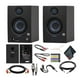 thumbnail image 1 of PreSonus Eris 3.5BT Monitores de estudio Bluetooth, par, altavoces activos de monitor para escritorio, tocadiscos, tocadiscos, estantería, altavoces DJ con accesorios, 1 of 7