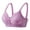 Purple, variant on Bigersell Bra for Backless Dresses Women Bra Wire Free Underwear 1 Piece Bra Everyday Underwear Bras Tall Size No Show Bra, Style 6264, Purple 44C