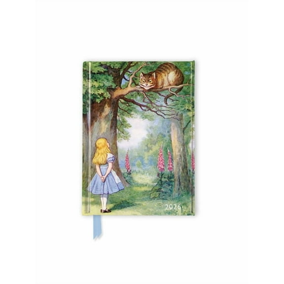 Alice & the Cheshire Cat 2026 Luxury Pocket Diary Planner - Week to View, (Hardcover)