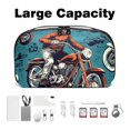 thumbnail image 3 of Motorcycle Digital Bag Organizer Travel Case with Oxford Fabric Waterproof Material - 5.9x9.44x3.14 in - Storage Pouch Small Box Organizer Storage Container Small Storage Bag Pouch Case, 3 of 6