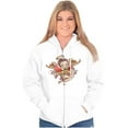 thumbnail image 3 of Betty Boop Cartoon Lil' Angel Tattoo Zip Hoodie Sweatshirt Women Brisco Brands M, 3 of 6