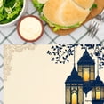 thumbnail image 3 of Amarainy Elegant Lantern Design Table Mats Set Of 4 For Home Kitchen Table Decor 12x18 inch, 3 of 5