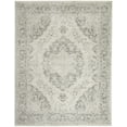 thumbnail image 2 of Nourison Tranquil Traditional Persian Ivory/Grey 8' x 10' Area Rug, (8' x 10'), 2 of 8