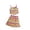 Multicolour, variant on Girls Summer Casual Play Outfit Sleeveless Dress And Shorts Set With Beaded Design For Toddlers And Kids