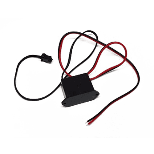GlobalTone 12v DC Power Supply Converter for EL Electro Luminescent Wires 3m