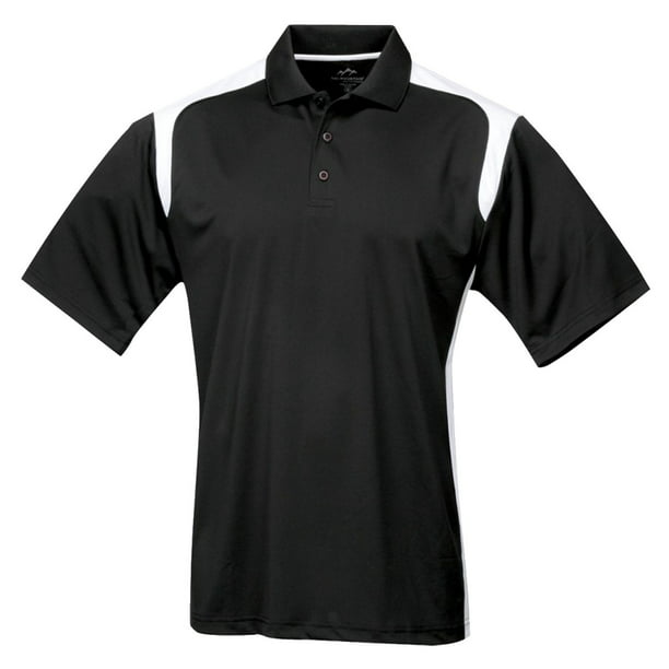 Tri-Mountain - Tri-Mountain Men's Big And Tall Rib Collar Golf Shirt ...
