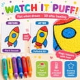 thumbnail image 4 of Popcorn Pen, 3D Magic Popcorn Pens, DIY Puffy Painting Pens for Cards, Crafts, Graffiti Stationery (1Box-6pcs), 4 of 9
