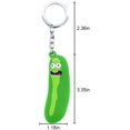 thumbnail image 2 of Porte-clés de Cornichon, Pièces de Dessin Animé Cadeau Créatif Concombre Mariné, 2 of 5