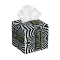 thumbnail image 2 of Custom Horror Movie Beetlejuices Tissue Box Cover PU Leather Square Tim Burton Style Facial Tissue Box Holder for Bathroom, 2 of 5