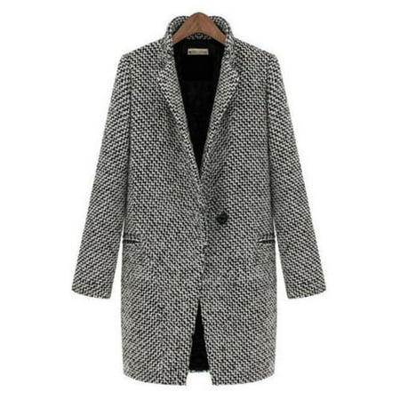 - Womens Open Front Winter Women Peacoat Winter Outdoor Wool Blended Classic Coats Jacket Jumper Zipper Cardigan Casual Fashion Fleece Outwear Thick Top Coat Jacket