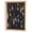 Black, variant on Fishing Lure Display Case Cabinet, Walnut, 18 x 14 x 2.75", Beech Hardwood, Locking Brass Latch