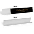 thumbnail image 2 of Printtoo Personalized Desk Name Plate Pretty Border Custom Acrylic Office Desk Name Plate Accessory 2x10 Inches, 2 of 5