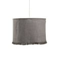 thumbnail image 4 of Saro Lifestyle Lamp Shade With Stonewashed Fringe Design Slate, 4 of 4