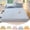 LB, variant on Yyuenw Light-Colored Plaid Bed Cover, 60x78-Inch Mattress Protector, Breathable and Skin-Friendly, Perfect for Rustic Home Decor