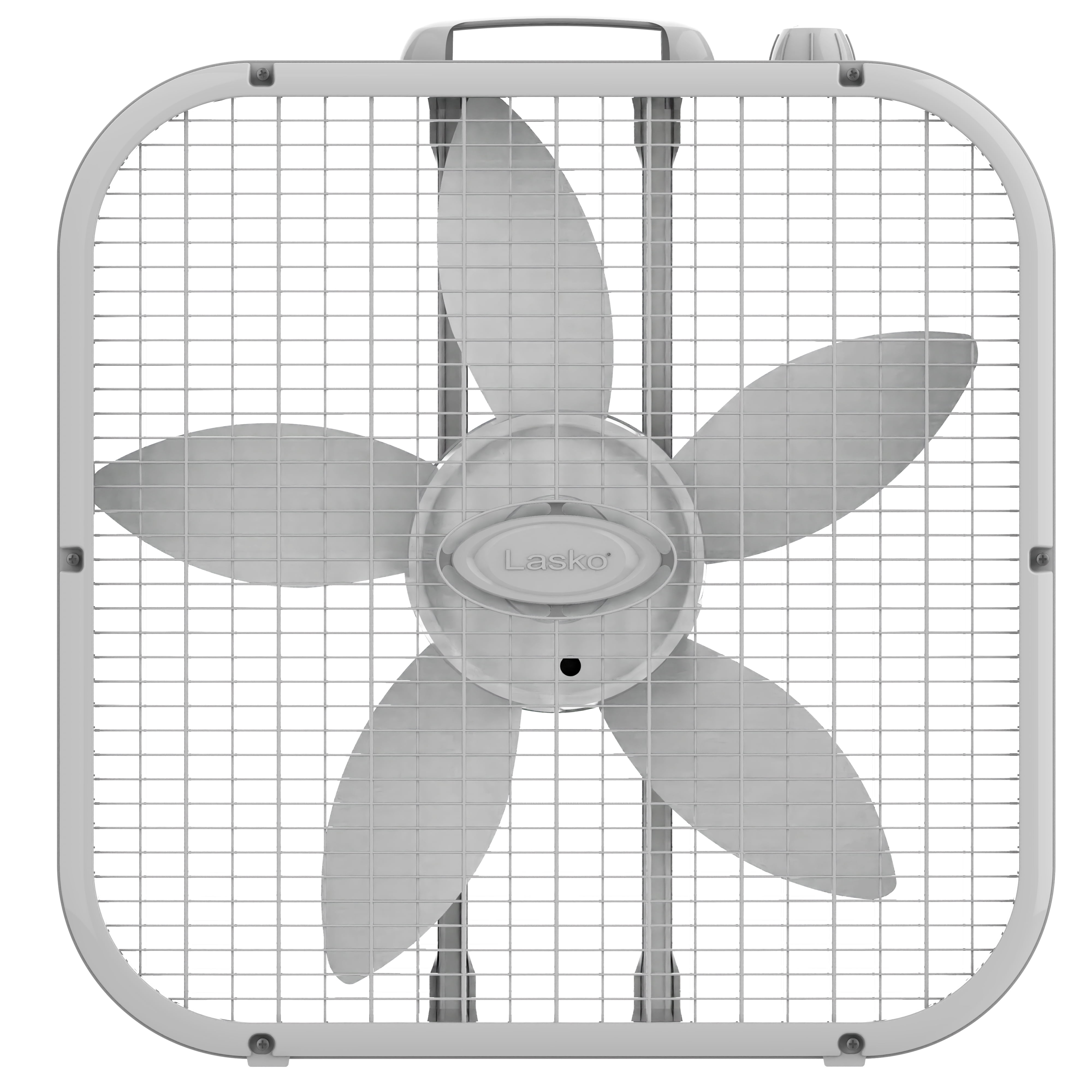 Lasko 20 Energy Efficient 3-Speed Box Fan with Carry Handle, 3733, White,  20.5, New - Walmart.com